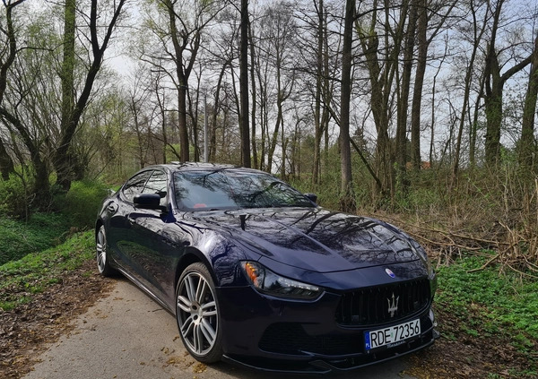 Maserati Ghibli cena 123800 przebieg: 76778, rok produkcji 2015 z Grabów nad Prosną małe 154